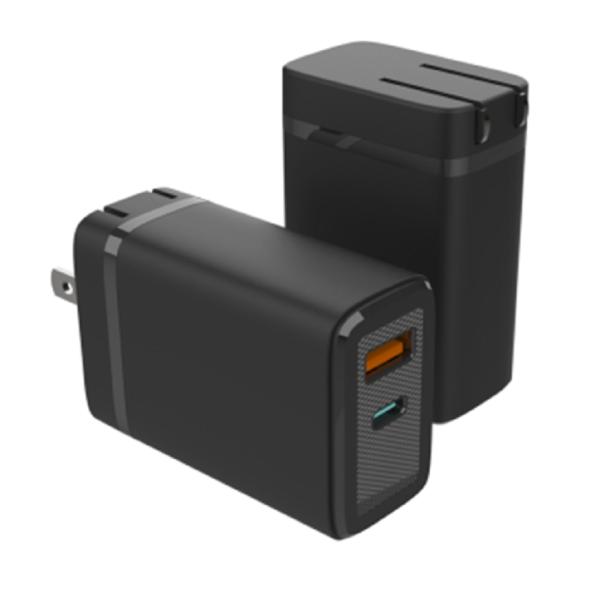 Quality ETEK GaN Technology Enables Efficient Fast Phone Charger Intelligent Power Allocation Across Two Ports 1 USB-C + 1 USB-A for sale