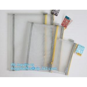 A3,A4,A5,B4,B5,B6,B8 file folder clear mesh bag printed logo document folder