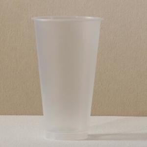 China Eco Friendly Plastic PP Cup Disposable PP Cup 17 OZ Capacity With Custom Logo Dome Lid on sale