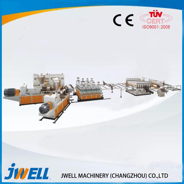 Pvc Foam Board Plastic Pelletizing Machine High Cooling Efficiency Polyvinyl