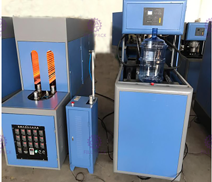 1 Cavity 3-5 1.0Mpa Gallon Bottle Blowing Machine With Auxiliary Machine