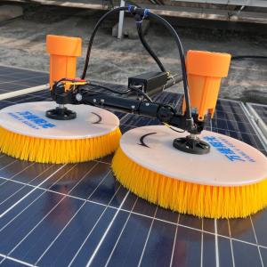 End Dual Supply Version Solar Panel Cleaning Brushing Customization and