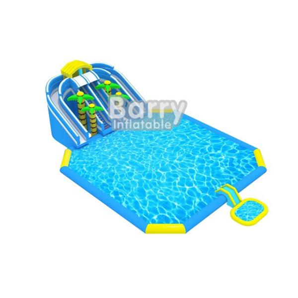 Giant Outdoor Inflatable Playground , Jungle Inflatable Amusement Park With