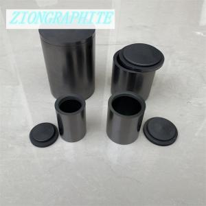Sales High Temperature Smelting Cylindrical Carbon Crucible with Lid and Fine
