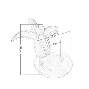 Mini Palm Tree Pool Floating Drink Inflatable Can Holder,for party,pool swimming