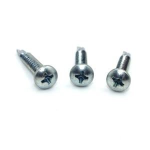 1mm-80mm Length Steel Self-Drilling Screw with Cross Pan Head and Phillips Drive