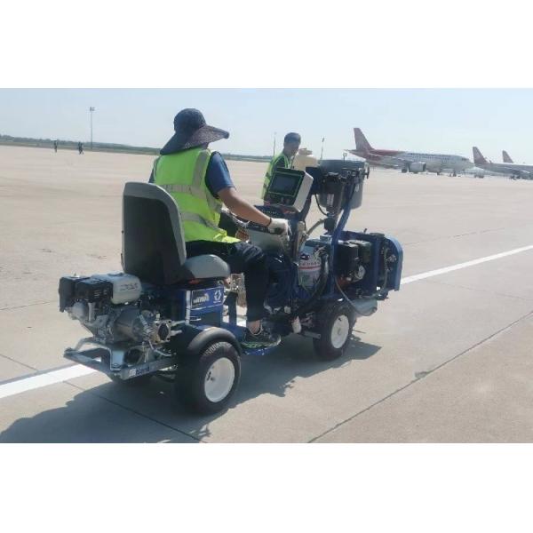 Booster Pushing Pavement Striping Machine Linemarking Equipment Waterproof