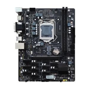 B250-AI-V2.1 Crypto Motherboard 12 PCIEX4 Slot Mainboard DVI VGA HDMI Slot For
