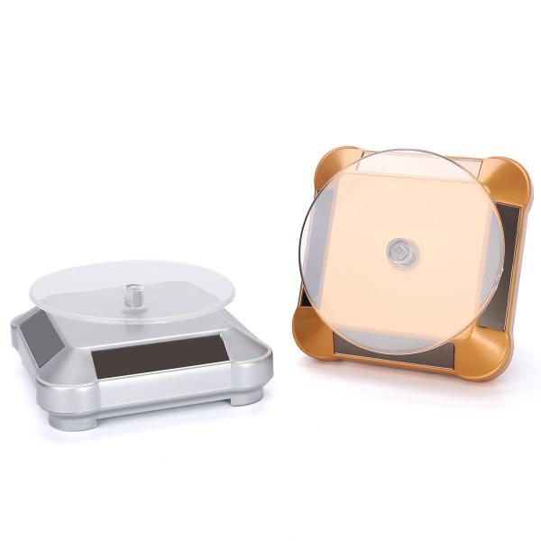 Sun Light Solar Powered Rotating Stand Solar Showcase Acrylic Product