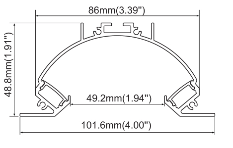 LEDCORP® High-Performance Aluminum Profile Magnetic/Ring/Module for Customizable LED Linear Light