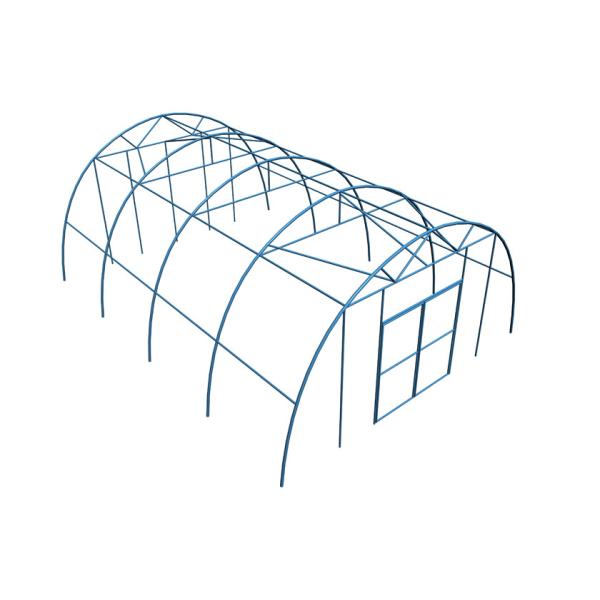 6x4m Strong Small Plastic Greenhouse With Ventilation Irrigation System