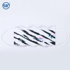 S&J 3ly Patterned Custom Face Mask Factory Cheap Price Disposable Medical Mask