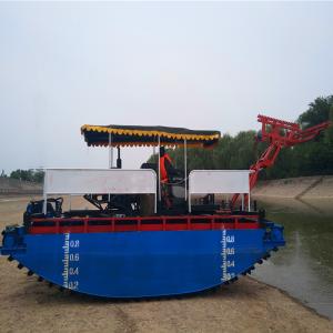 River And Swamp Amphibious Weed Harvester For Cutting Weed Water Hyacinth
