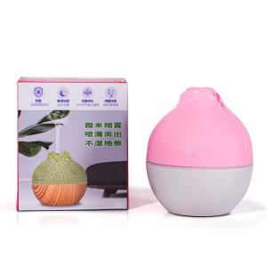 Flower bud wood grain humidifier- humidifier essential oil aromatherapy lamp
