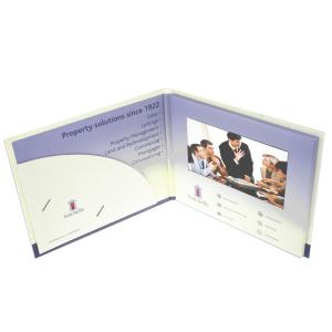 128MB Memory LCD Video Folder with 16 9 Ratio and CMYK Printing