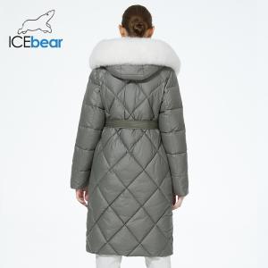 2XL Detachable Fur Collar Down Jacket 109cm Winter Jacket With Fur Collar