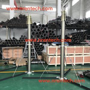 lockable pneumatic telescopic mast/ antenna mast/ telescoping masts/ 3m to 30m