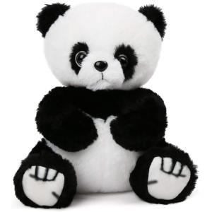 China Custom Skin Friendly No Fading Sitting Panda Plush Toy on sale
