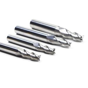 OEM 2 Flutes Aluminum End Mill HRC55 With ZRN Coating