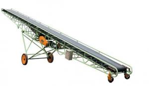 Mobile Portable Industrial Conveyor Systems Rubber Belt Conveyor Machine