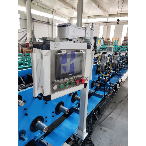 Hydraulic Cutting Cz Purlin Machine PLC Control System For High Efficiency Production