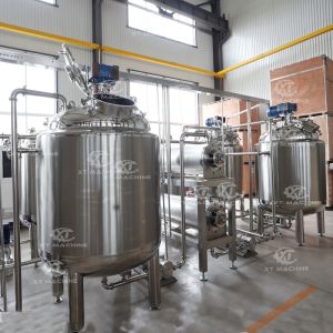 Customized Processing Capacity Heating And Insulation Mixing Tank Peanut Butter