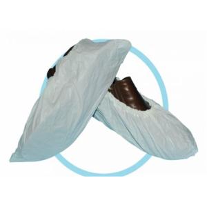 High Toughness Disposable Foot Covers Guards Wearable White Color 15 X 40 Cm