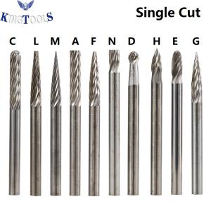 Tungsten Carbide File- 0.118" (3mm) Shank, Rotary Tool Cutting Burrs
