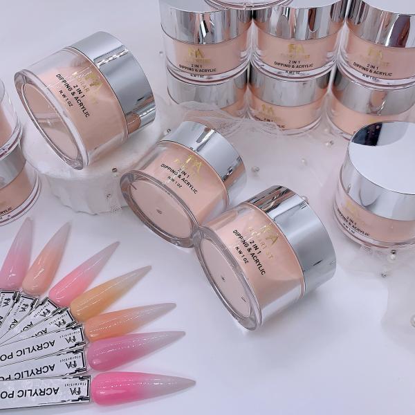 12Jar/Set Nude Pink Acrylic Powder 30G/Jar Nails Extended Acryl Carving Powder Pigment Nail Acrylic Powder With Monomer