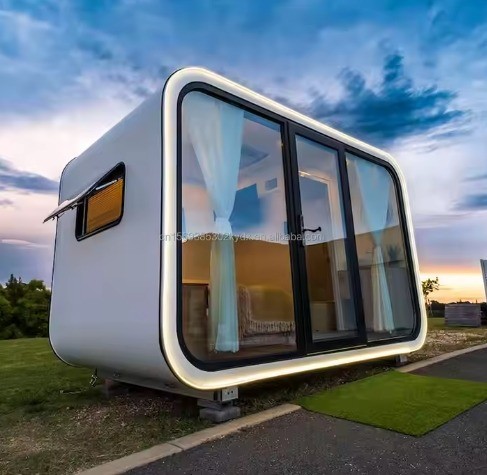 Sandwich Panel Material Prefabricated Capsule Room for Bedroom in Designed Steel