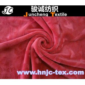Wholesale polyester spendex blend elastic super soft velboa fabric/ fabric flower brush/carpet from china suppliers
