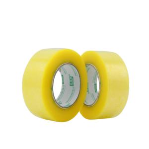 48mm Width Transparent Yellow Bopp Packing Tape Carton Sealing Film Making Tape