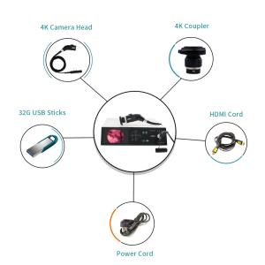 4K Rigid Endoscope Imaging Equipment With Recording Function Built In LED Light