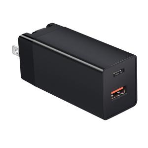 Portable GaN Fast Charger PD 65W AC Power Adapter EU / US / UK Plug