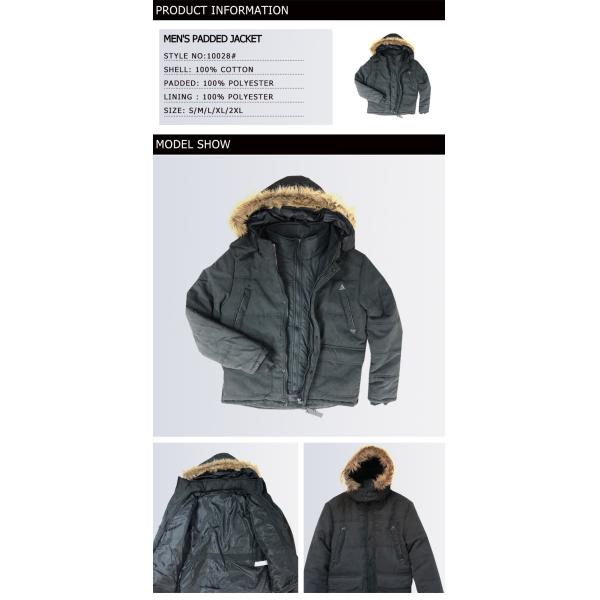 Long Windproof Mens Light Padded Jacket Anti - Wrinkle Keep Warm