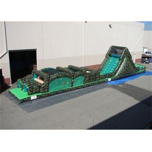 Wholesale 60 Feet Inflatable Obstacle Course , Inflatable Military Obstacle Course from china suppliers