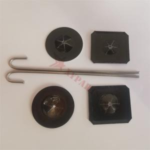 Stainless Steel J Hooks & Speed Clips For Fixing Solar Panel Guard Mesh