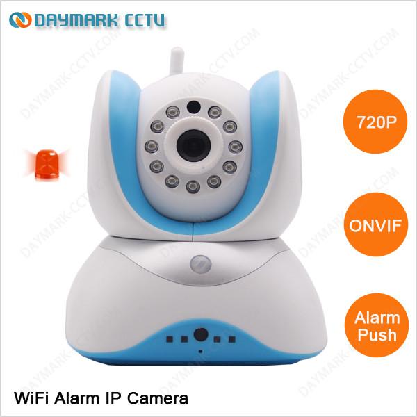 Quality Linkage alarm push notification 720p wifi pir ip camera home guard alarm system for sale