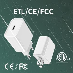 5V 3A Cell Phone Charger Adapter For Iphone Samsung Huawei 20W PD CE ETL Tested