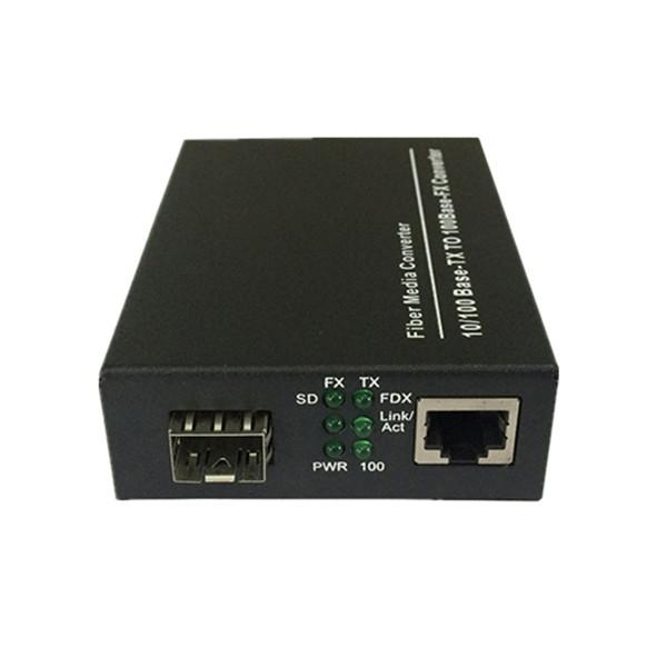 Quality 10 / 100M Media Converter RJ45 Port LED Function With SC / FC Optical Interface for sale