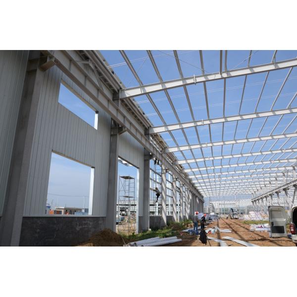 Quality Pre-engineered Steel Structure Warehouse with Q355B/Q235B Frame for sale