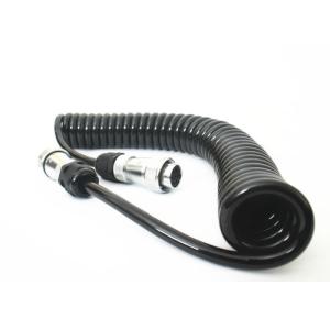 Wholesale Rear View Camera Spiral Power Cable With 7 Pin Connector For Truck / Trailer from china suppliers