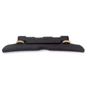 4 String Acoustic Mandolin Bridge Replacement Banjo Ebony Upper Bottom Bridge
