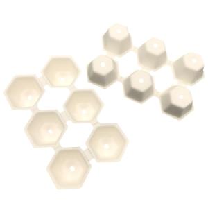 China White Bagasse Sugarcane Packaging , Compostable Moulded Pulp Tray on sale