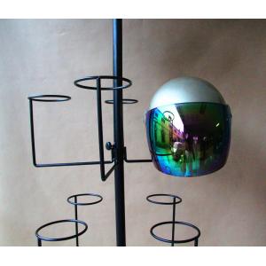 1550mm Height 450mm Width Sports Equipment Storage Rack For Helmet