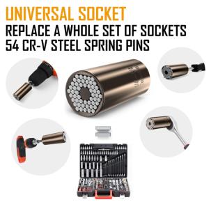 1/4'' 3/8'' Adjustable Universal Socket for Multi-Tool Accessories