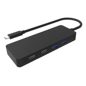 Buy cheap Ultra Slim Black 7 In 1 Superspeed Multiple USB C HUB from wholesalers