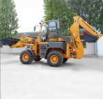 Multi Function Towable Tractor Loader Backhoe With 4 In 1 Bucket