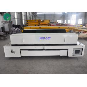 Quality assurance track powered steerable portable coil transfer cart