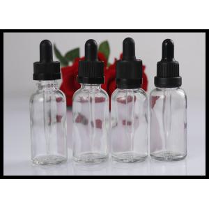 Wholesale Durable Clear Essential Oil Glass Bottles 30ml Refillable For Liquid Flavoring from china suppliers
